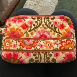Vera Bradley Small Cosmetic Bag AND coin purse
